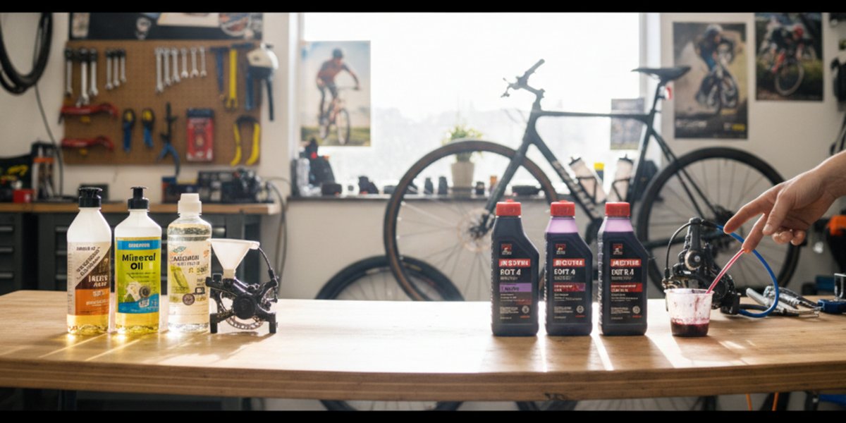 What is mineral oil vs DOT brake fluid?