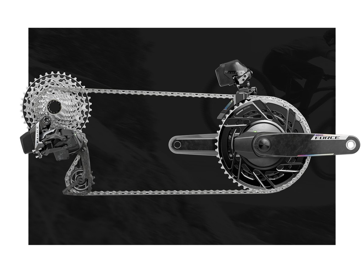 SRAM FORCE eTap AXS 12速無線グループセット Sram Force eTaP AXS 2X HRD Electronic Wireless Full Groupset