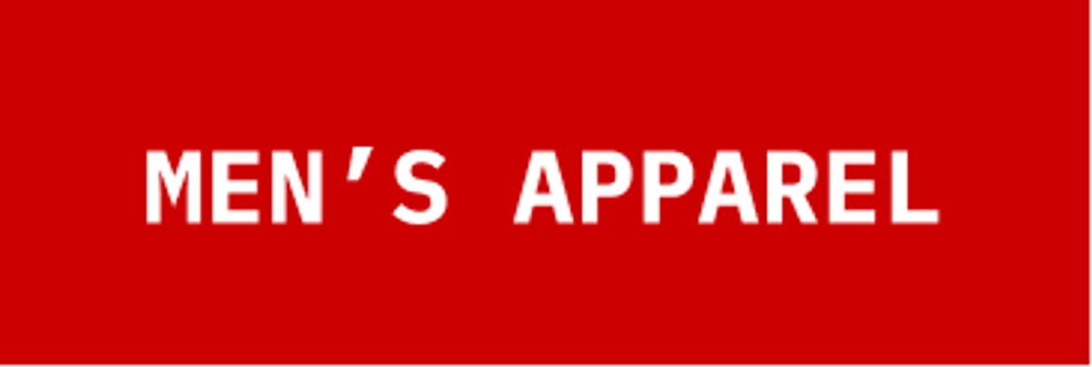 Men’s Apparel