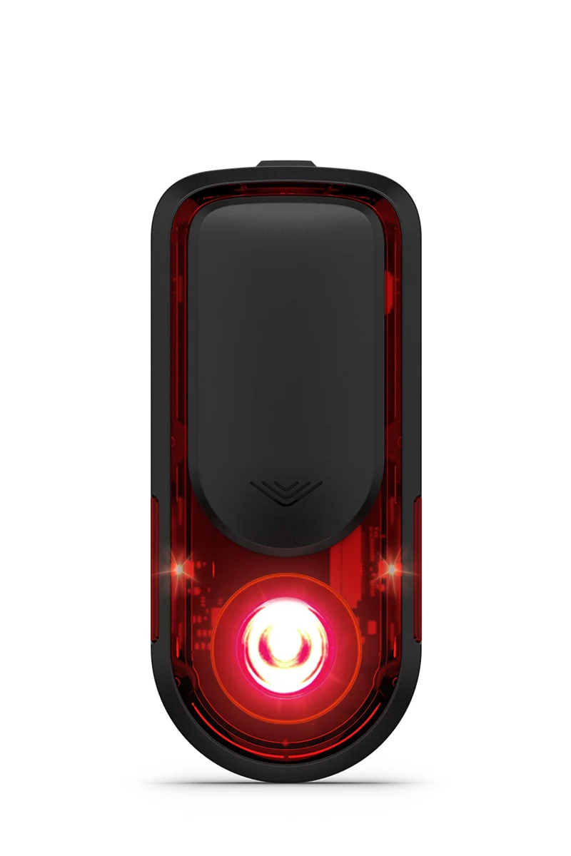 RearVue taillight shown with bright red light.