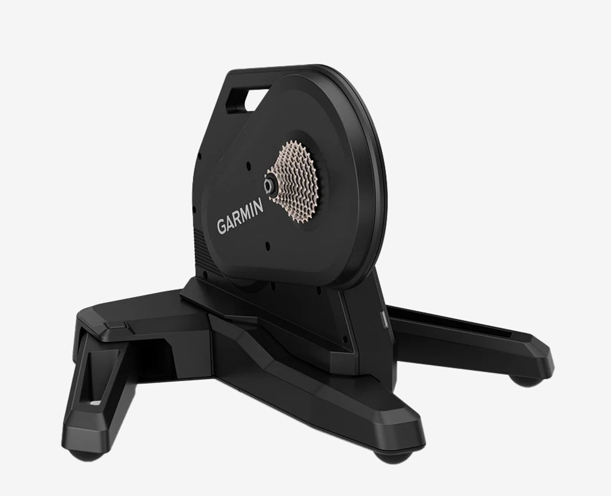 A side view of the Garmin Tacx Nera Trainer.