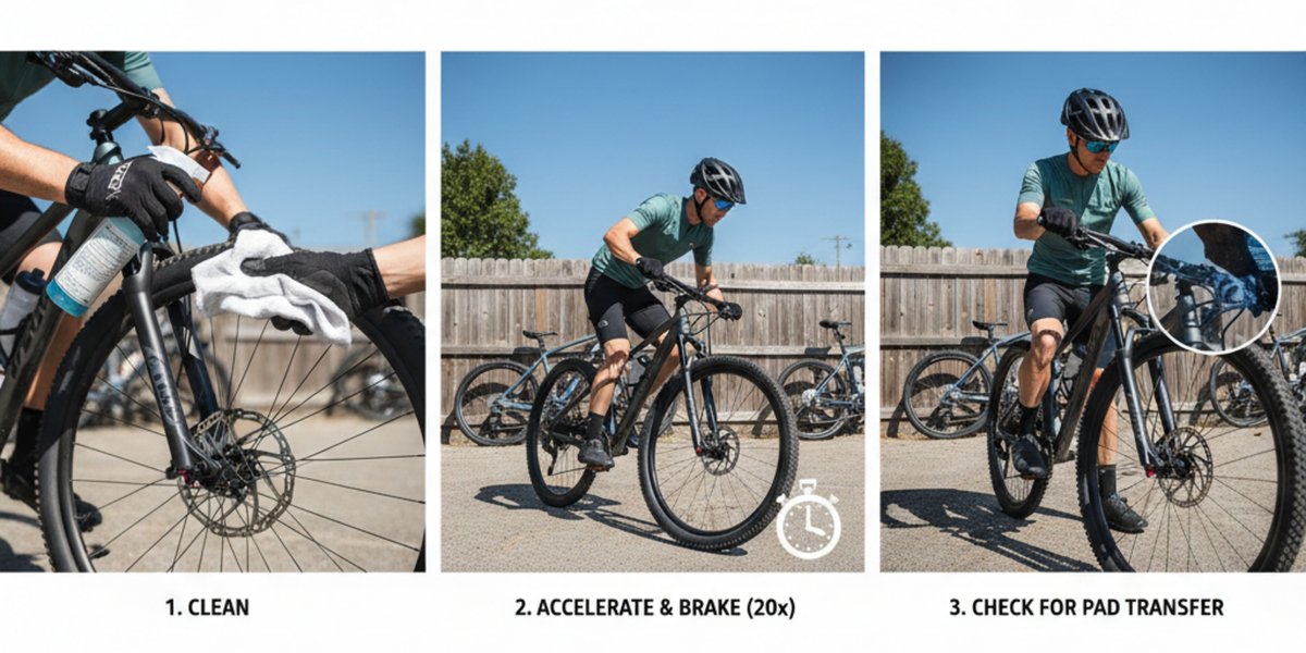 How to Bed In Bike Brakes After New Pads & Rotors (Step Sequence)