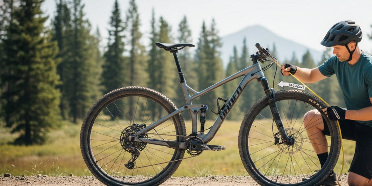 What is bike suspension sag?