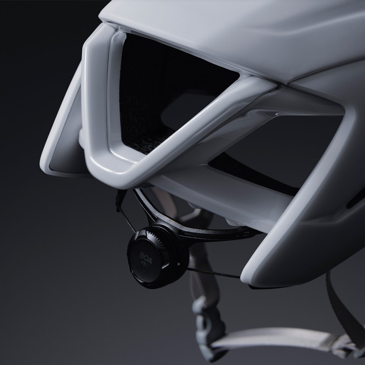 A closeup of the rear vent detail of the Evade 4.