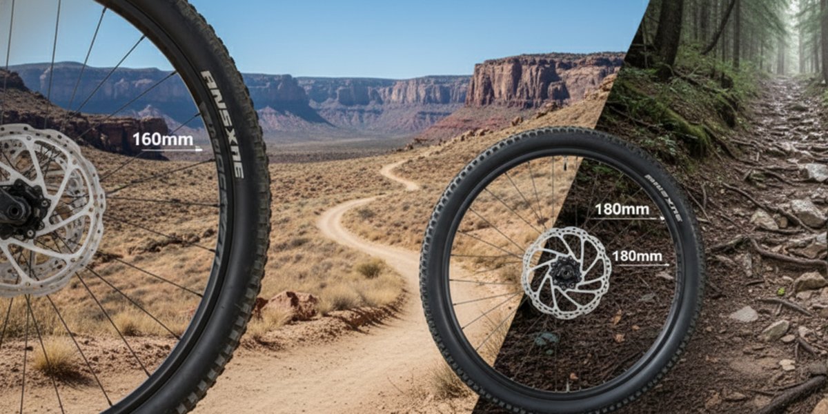 What does rotor sizing (160/180/203) mean?