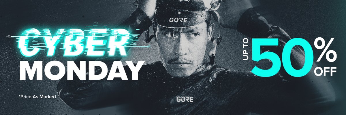 Cyber Monday. Up to 50% Off.
