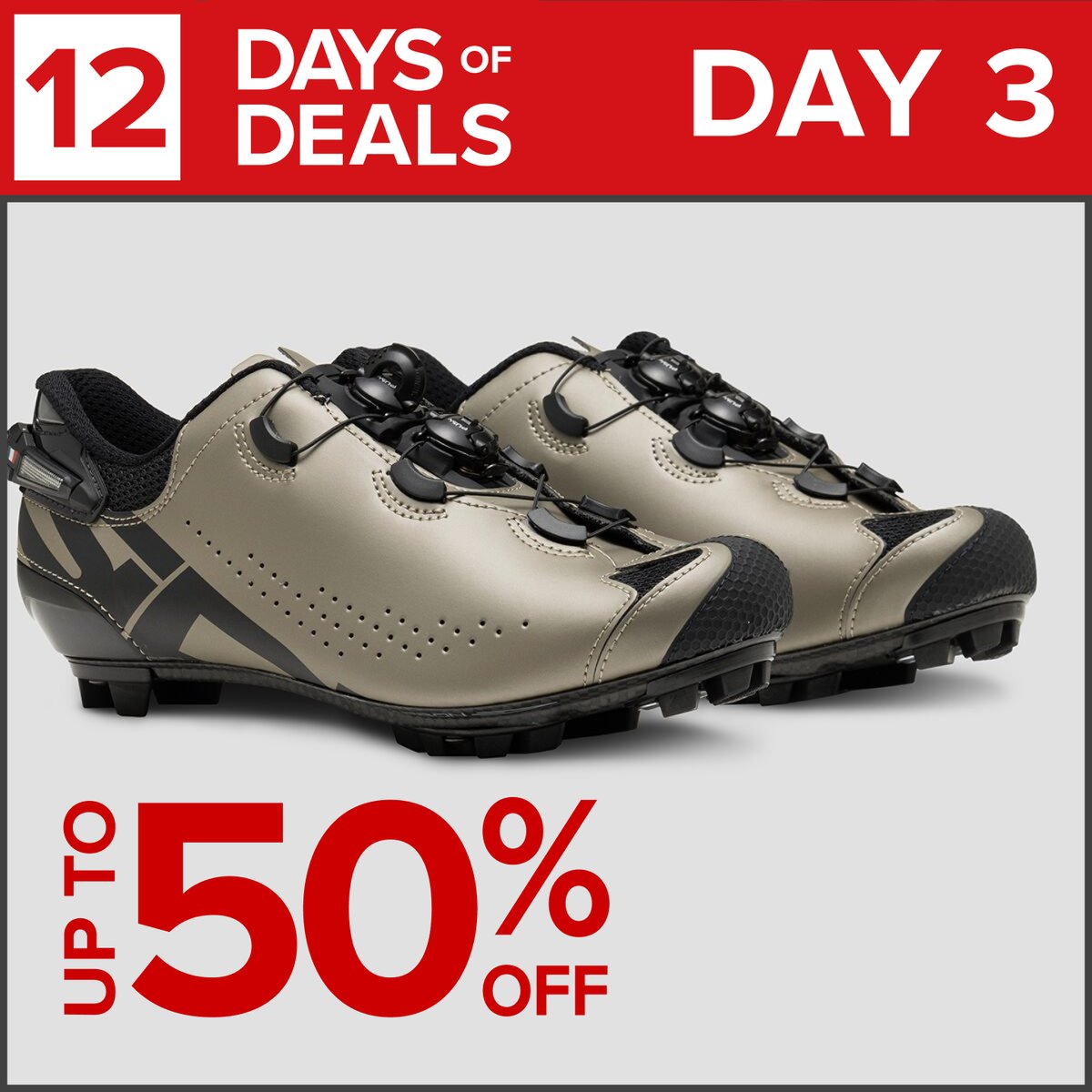 Day 3: Up to 50% off